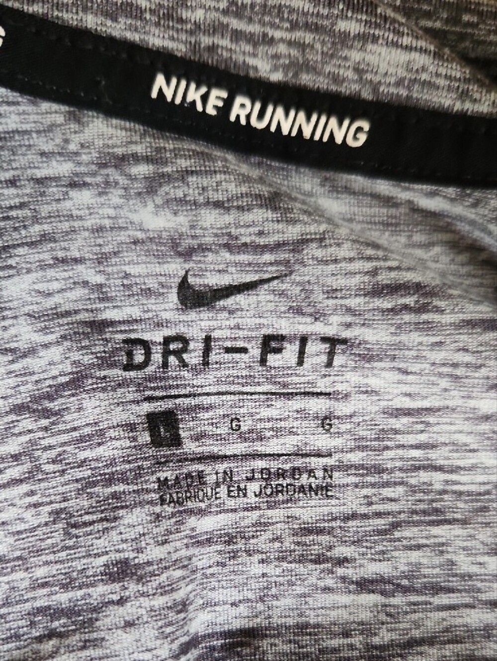 Nike Gray Heather Dri Fit Quarter‑Zip Pullover - Picture 3 of 6